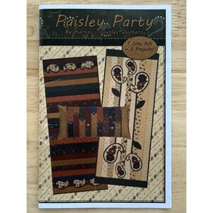 Paisley Party Runners Jelly Roll Quilt Pattern by Kansas Troubles Quilters‎